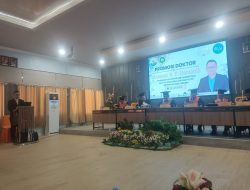 Masahar Reinhart Fridolin Damanik Raih Gelar Doktor ke-53 FISIP Undana