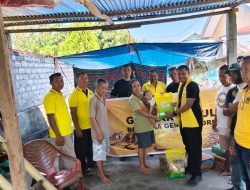 Edy Naga Pimpin Satgas Golkar Salurkan Bantuan untuk Korban Gempa Flores